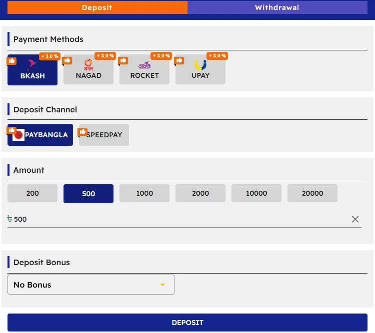 Jaya9 deposit